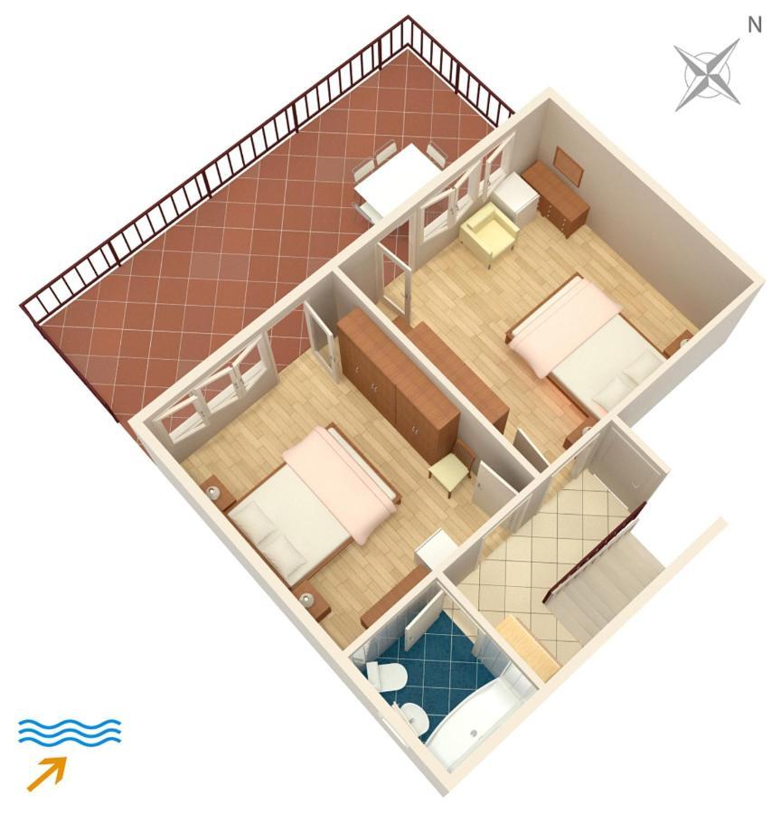 Apartment Selce 2381D Exterior foto
